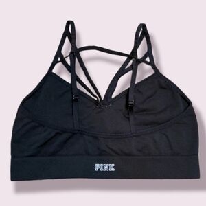 PINK Bralette Victoria's Secret Black Strappy Bra